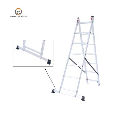 China Folding Ladders Grade Folding Work Aluminum Multi Purpose Combination Ladder for sale