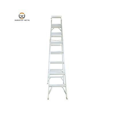 China Aluminum Step Combination Safety Folding Ladders Platform Telescopic Ladder for sale