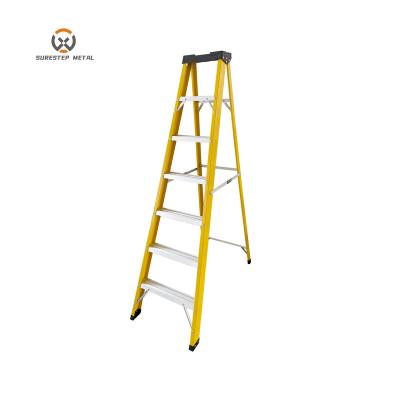 China Folding Ladders Extension Ladder Fiberglass Single Step Folding Outdoor Modern Frp Ladders Wall Mounted One Type Telescopic Ladder for sale