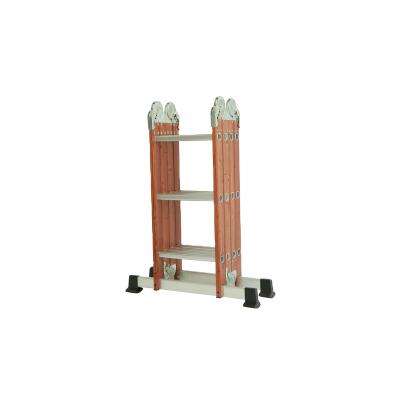 China New Promotion Folding Ladders Adjustable Universal Aluminum Folding Step Ladders for sale