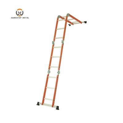 China Portable Folding Ladders Premium Durable Material Multifunctional Outdoor Folding Ladder Long for sale