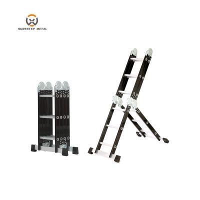 China Ladders Folding Ladders En131 Folding Universal Aluminum Telescopic Aluminum Ladder for sale