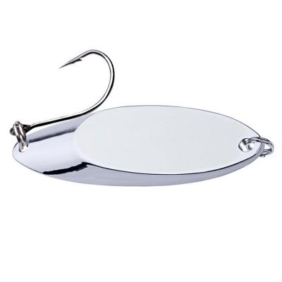 China Complete Outdoor Fishing Activity In Features Artificial Triple Hook Spinner Lure Building Metal Fishing Lures for sale