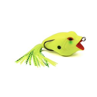 China Factory Direct Sale 6.35cm Outdoor Metal Hooks Soft Plastic Activity Fishing Lure Frog Lure for sale