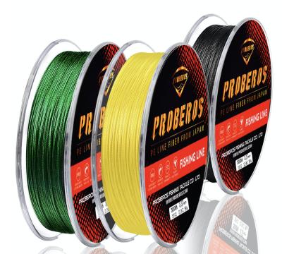 China Chef Pe Fishing Line 8 Color 300m Different Strand Monofilament Braided Fishing Line for sale