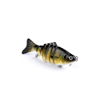 China Outdoor Activity Hot Sale Promotional Multi Jointed 7 Segments Fishing Jigs Lures Bionic Bait for sale