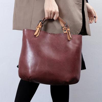 China Other Custom Genuine Leather Lady Purses and Women's Bags Ladies Handbags for sale