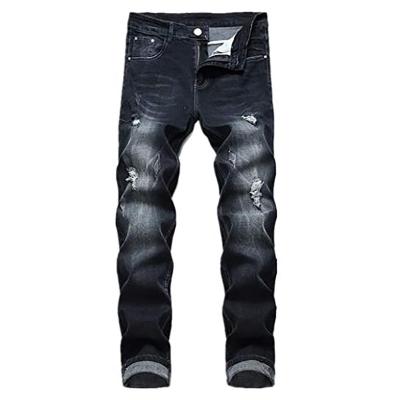 China China Factory Breathable Custom Made High Quality Popular Skinny Ripped Jeans Men's Pants Wholesale for sale