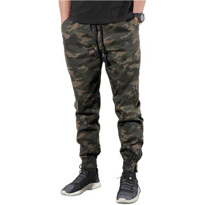 China Men Windproof Elastic Casual Bib Jogger Camouflage Pants Overall Thin Waist Fashion for sale