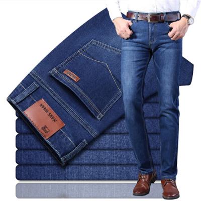 China Wholesale Custom Breathable Cotton Male Casual Classic Pants Factory Formal Regular Straight Jeans For Men for sale