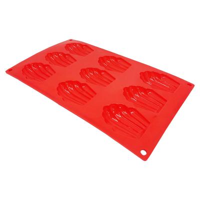 China Please consult customer service. Cake baking tray set bread mold cake bread baking tray customized kitchen professional nine-hole scallop baking tray for sale