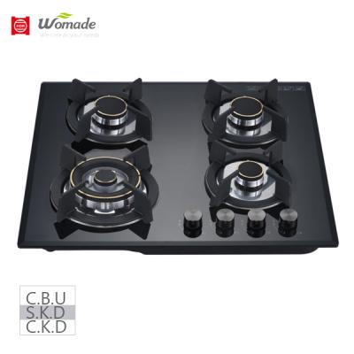 China Top Quality Household Natural Gas Mills 4 Burner Built In Cooker for sale