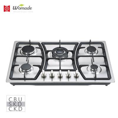 China Classic Household 80cm Width Gas Hob 4 Burner Built-in Hob Design Stainless Steel Cooktops Stainless Steel Gas Cooker Kitchen Cooking Propane Stove for sale