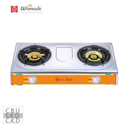 China Good quality Hotel S.S table gas cooker Africa gas cooker cheap market office stove hot sale cooktop double-cooker price stove cooker for sale