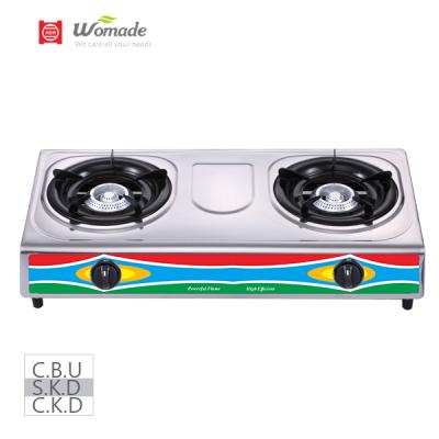 China Cheap hotel 2 burner gas cooker ss stove price cooker good quality africa top cheap cooker gas price cooketops for sale