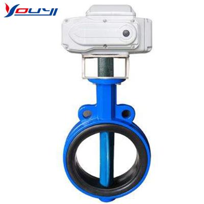 China General Manual Turbine PN25 Electric Soft Seal Butterfly Valve for sale