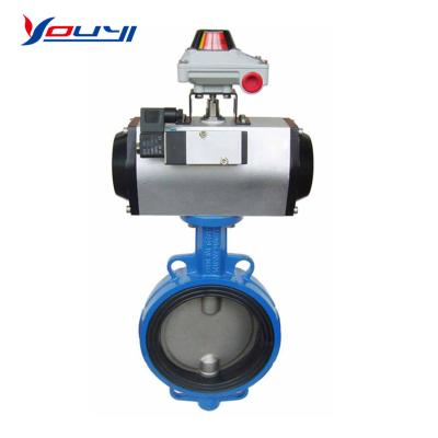 China General Manual Turbine PN40 Electric Soft Seal Butterfly Valve for sale