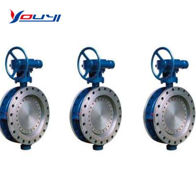 China General Manual Turbine Seal Electric Hard Butterfly Valve for sale