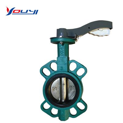 China High Performance Wafer Butterfly Valve Cast Iron General Butterfly Valve D71/371/343/341 for sale