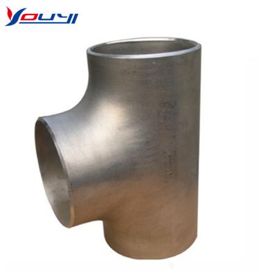 China Pipe Lines Connect Sanitary Pipe Fitting Flange Equal Tee Stainless Steel Tee 304 316L for sale