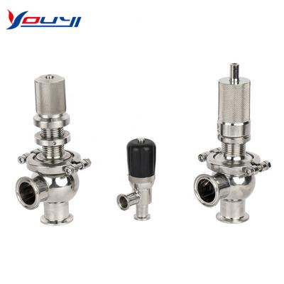 China Sanitary Safety Valve Reducing General Pressure Control Valves Stainless Steel Safety for sale