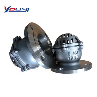 China Stainless Steel ANSI CF8 316 321 General Flange Foot Valve for sale