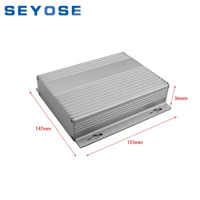 China AD-1 Extruded Aluminum Enclosures PCB Instrument Electronic Project Box Case 155*147*36mm for sale