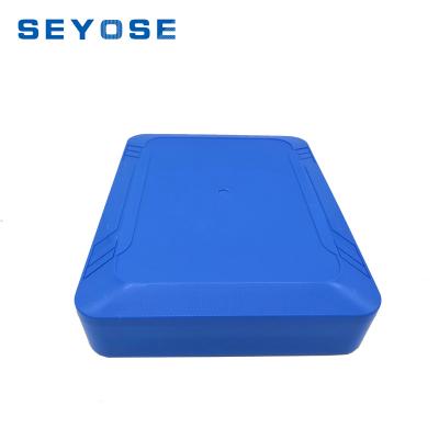 China 360*240*83mm blue 18650 lithium battery case waterproof storage battery portable for sale