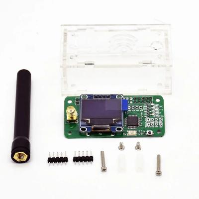 China Duplex MMDVM Hotspot Support P25 DMR YSF Module+ Antenna + OLED + Exclouse Case For Raspberry Pi - Transparent for sale