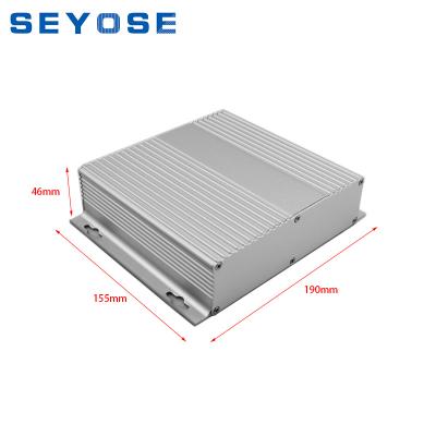 China AD-3 Gray Extruded Aluminum Enclosures PCB Instrument Electronic Junction Box 190*155*46mm for sale