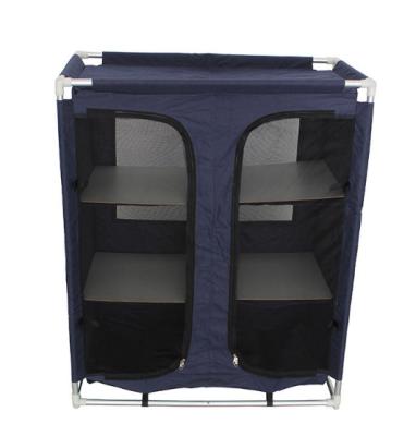 China 600D Polyester PVC Coating Picnic Camping Folding 9 Compartment Locker Outdoor Storage Cabinet for sale