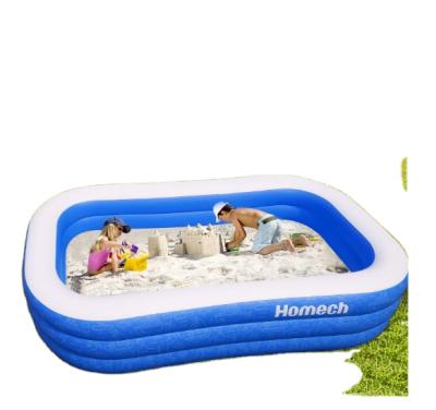 China 2021 summer hot sale PVC inflatable swimming pool for adults and children backyard fun outdoor activity for sale