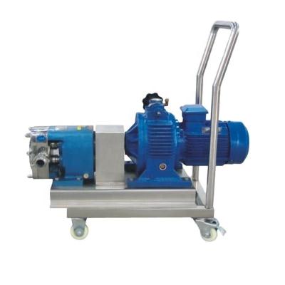 China Commercial Supplying Automatic Chocolate Rotary Lobe Pump Cheese Sauce Transfer Pump for sale