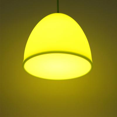 China Painting Spray To Light Contemporary Indoor Restaurant Decoration Silicone Decorative Hanging Lighting Pendant Lamp For Home Lights for sale