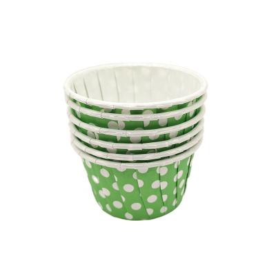 China Disposable Cupcake Liners Paper Baking Cups With Lid for sale