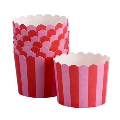 China Disposable Cups Roll Disposable Paper Baking Cups For Cupcake Saclloped Baking Baking Cups for sale