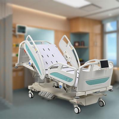 China Metal Low Price Electric Hospital Furniture Bed 5 Function Hospital Bed OEM Powder Free Outdoor Electrostatic Party Environmental Color for sale