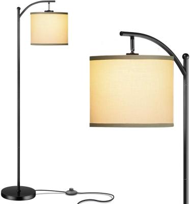 China Modern floor lamp for living room with lampshade, modern standing lamp, floor lamps for bedrooms black for sale