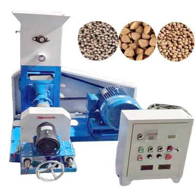 China Cheap Fish Farm Shrimp Dog Cat Small Pet Food Mill Pellet Making Floating Pelletizer Fish Feed Extruder Making Machine For Animal for sale