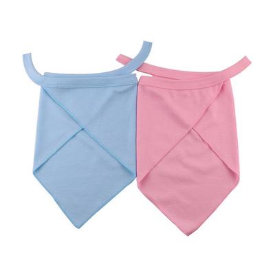 China Viable Wholesale High Quality Plain Solid 100% Cotton Dog Bandana for sale