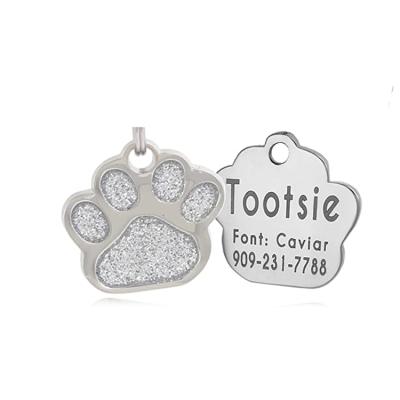 China Wholesale JEWELED Cat Tag Custom Dog Id Name Tag With Customized Logo for sale