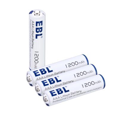 China Advanced AAA Lithium Ion Batteries 1200mah 1.5v High Capacity Long Lasting for sale