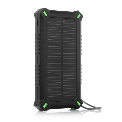 China 8000mAh Li-polymer Solar Power Bank , Micro USB 5V / 2A Portable Solar Charger for sale