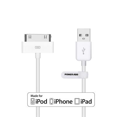 China 30 Pin Lightweight Usb Data Charger Cable / Ipad Ipod Iphone Data Cable for sale