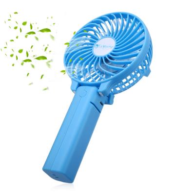 China Folding Mini Fan 3 Speed Outdoor Portable Handheld USB Fan Rechargeable for sale