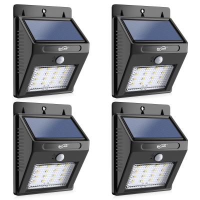 China Wireless Waterproof Outdoor  Motion Sensor Wall Lights 16 LED for Garden for sale