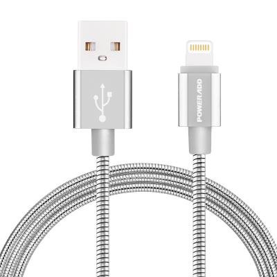 China 8 Pin Lightning To Usb Data Charger Cable , Gold Thick Mini Usb Transfer Cable for sale