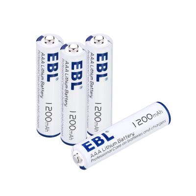 China 1.5V AAA Lithium Dry Primary Cell Battery , 1200mAh Rechargeable Lithium Batteries for sale