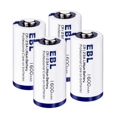 China Eco friendly 3V Lithium Primary Cell Battery 1600mah 4 Packs with Battery Case for sale