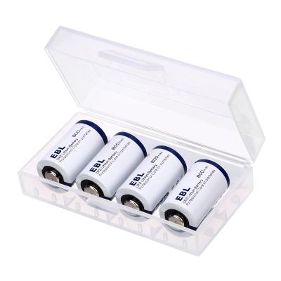 China Low Self Discharge CR2 Lithium Primary Battery 800mah 3V , 4 In 1 Battery Pack for sale